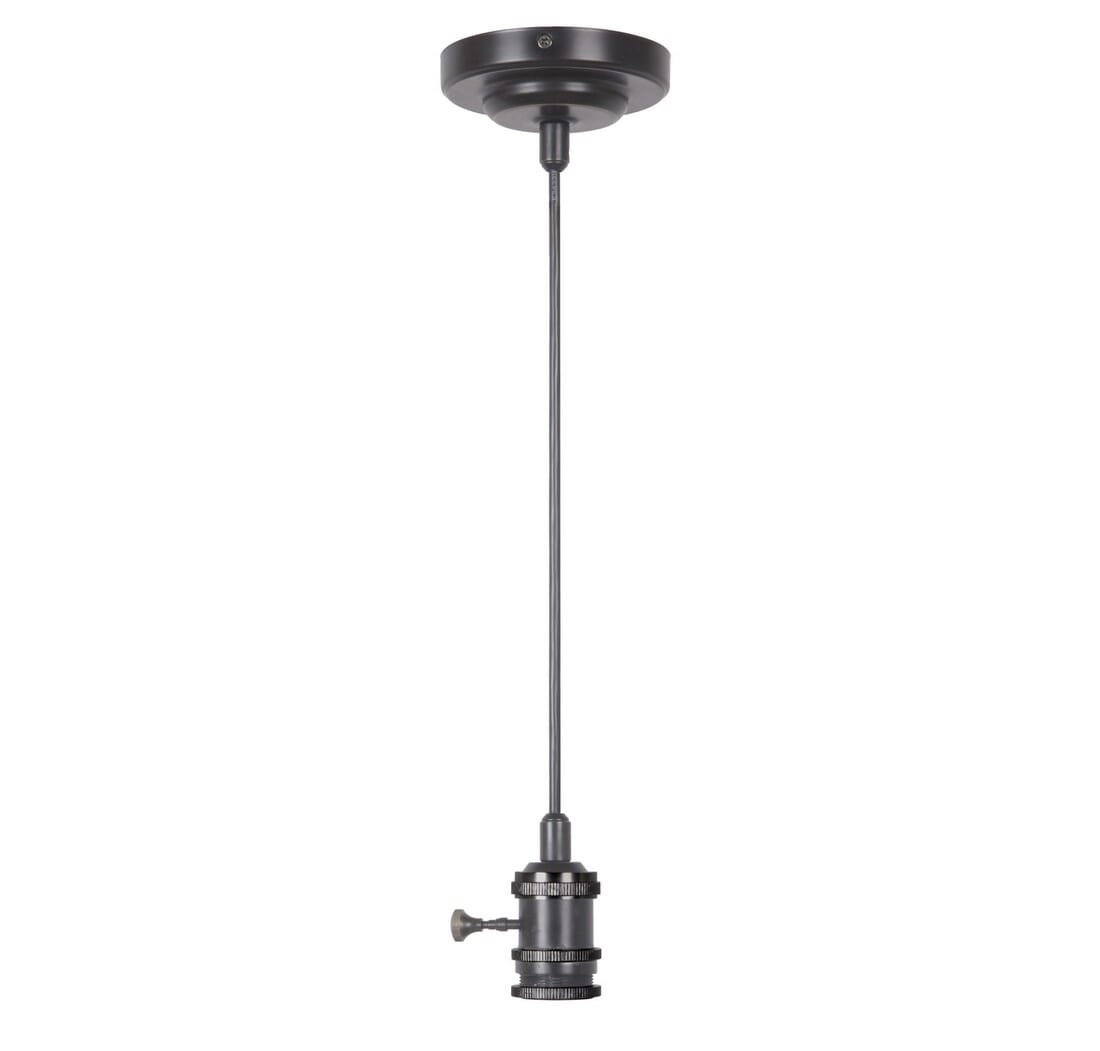 Craftmade Design-A-Fixture 1 Light Keyed Socket Pendant Hardware in Aged Bronze Brushed