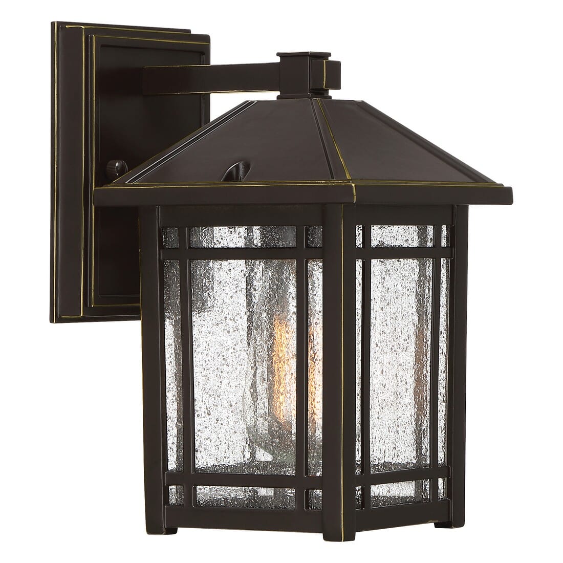 Quoizel Cedar Point 6" Outdoor Hanging Light in Palladian Bronze