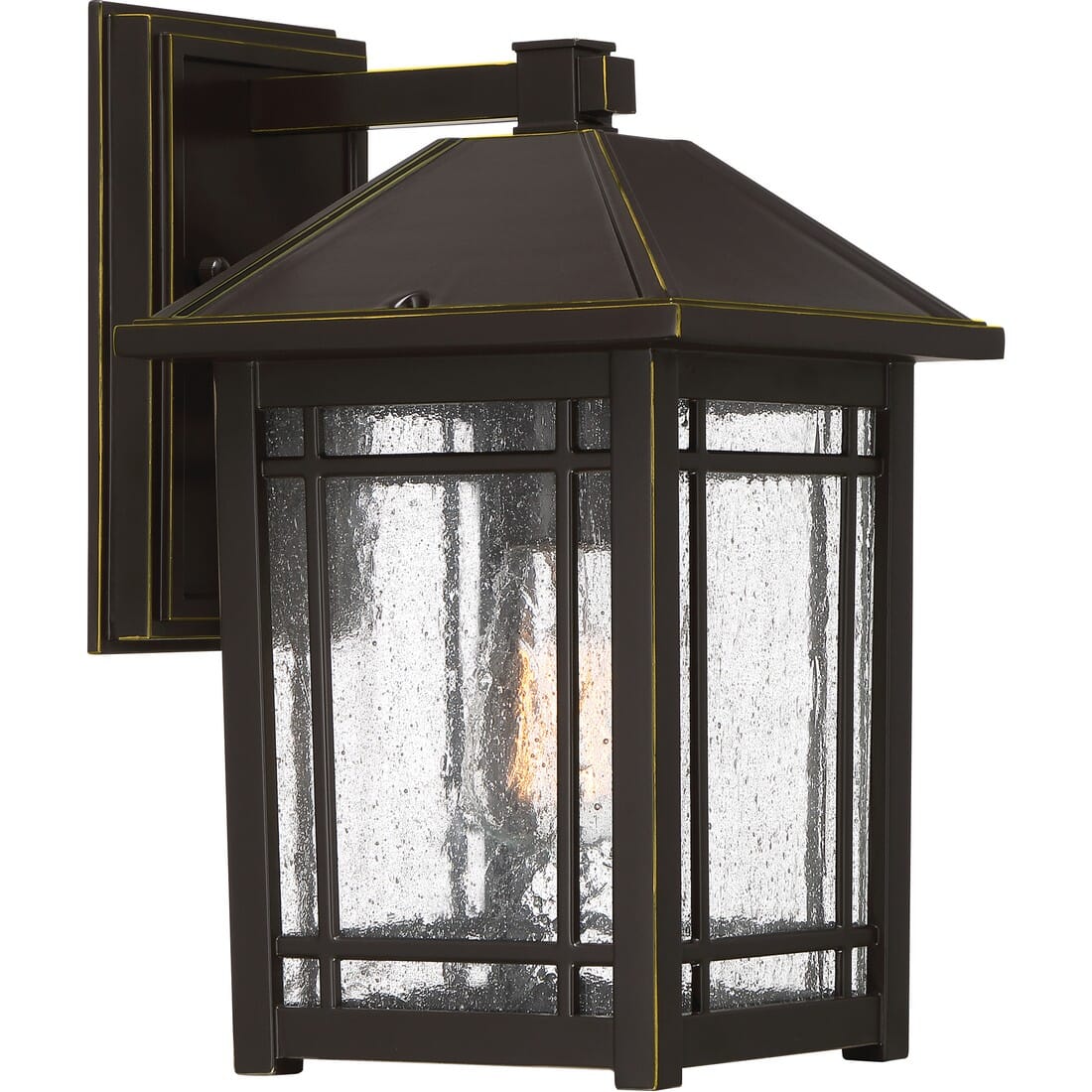 Quoizel Cedar Point 8" Outdoor Hanging Light in Palladian Bronze