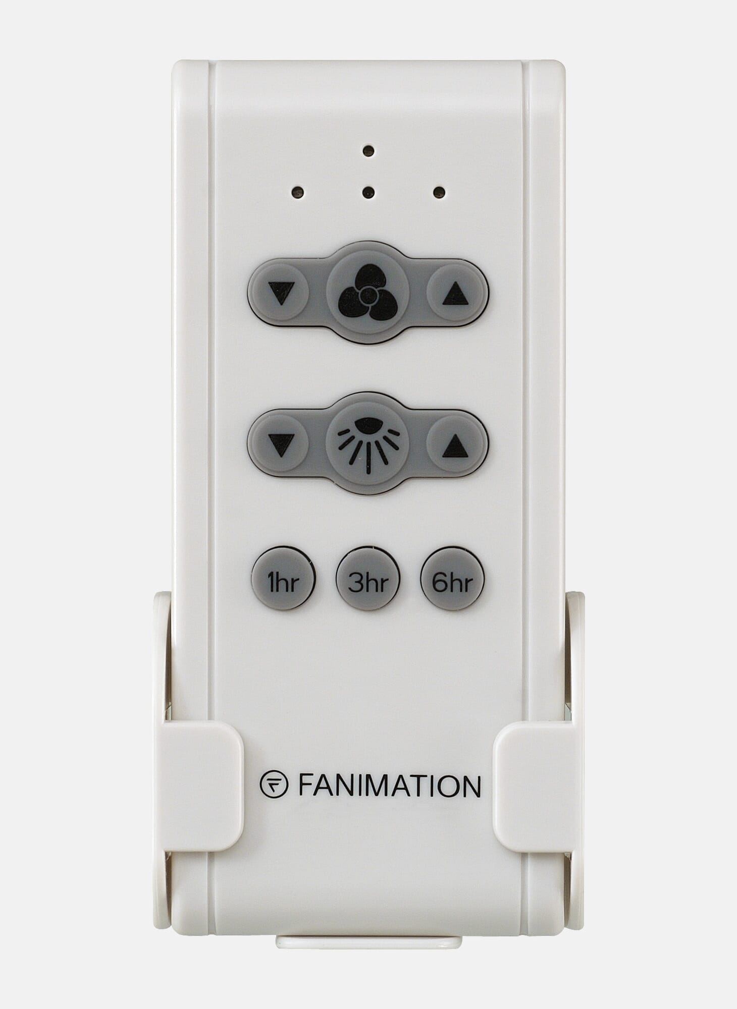 Fanimation Ceiling Fan Control Gray White/Black