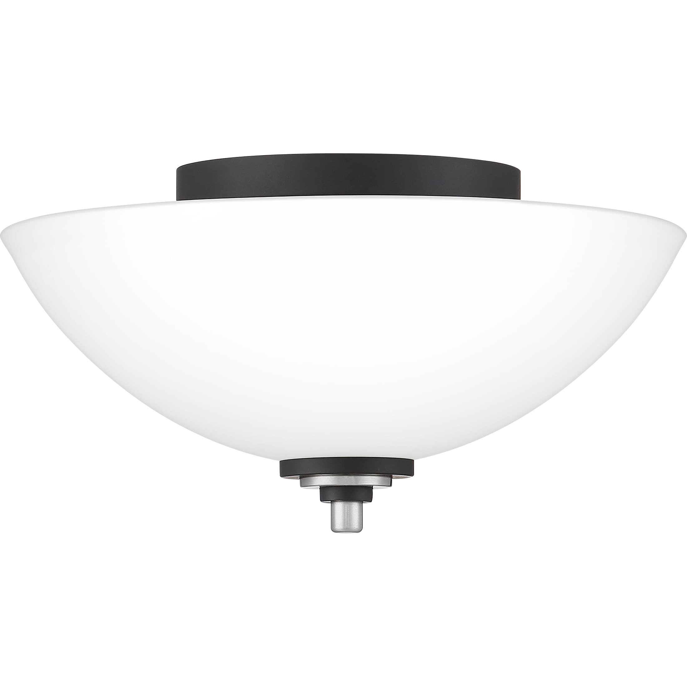 Quoizel Conrad 2-Light 13" Ceiling Light in Brushed Nickel