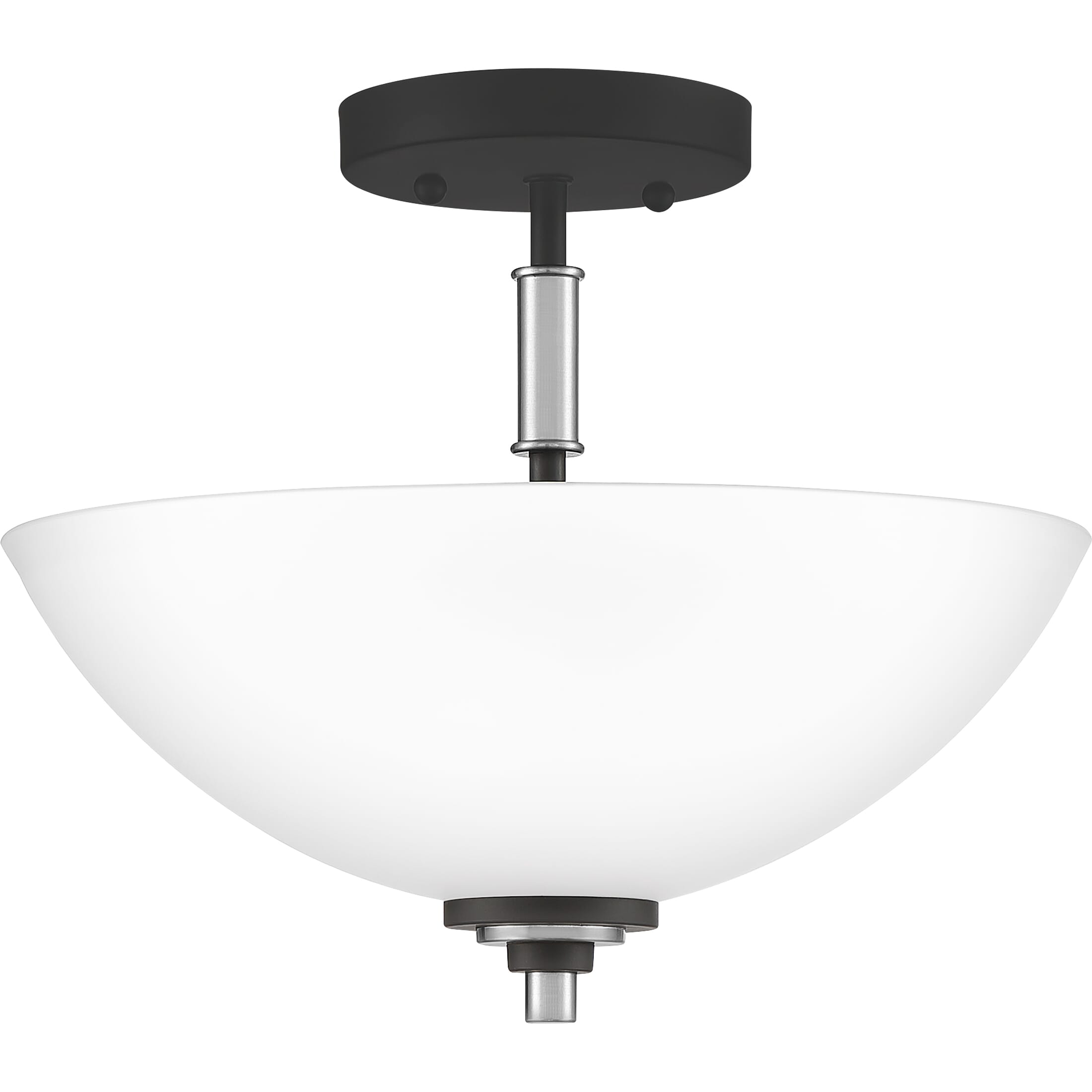 Quoizel Conrad 2-Light 13" Ceiling Light in Brushed Nickel