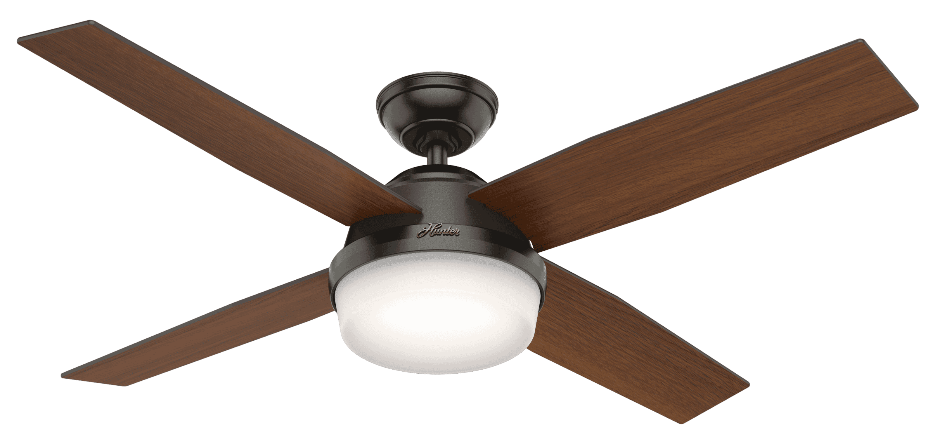 Hunter Dempsey 2-Light 52" Indoor Ceiling Fan in Noble Bronze