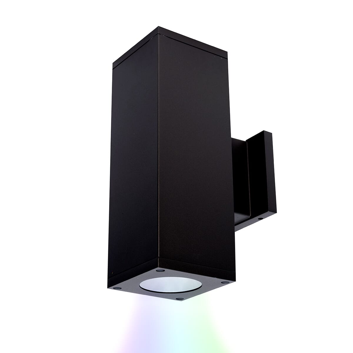 WAC Cube Arch Color Changing Wall Sconce in Black