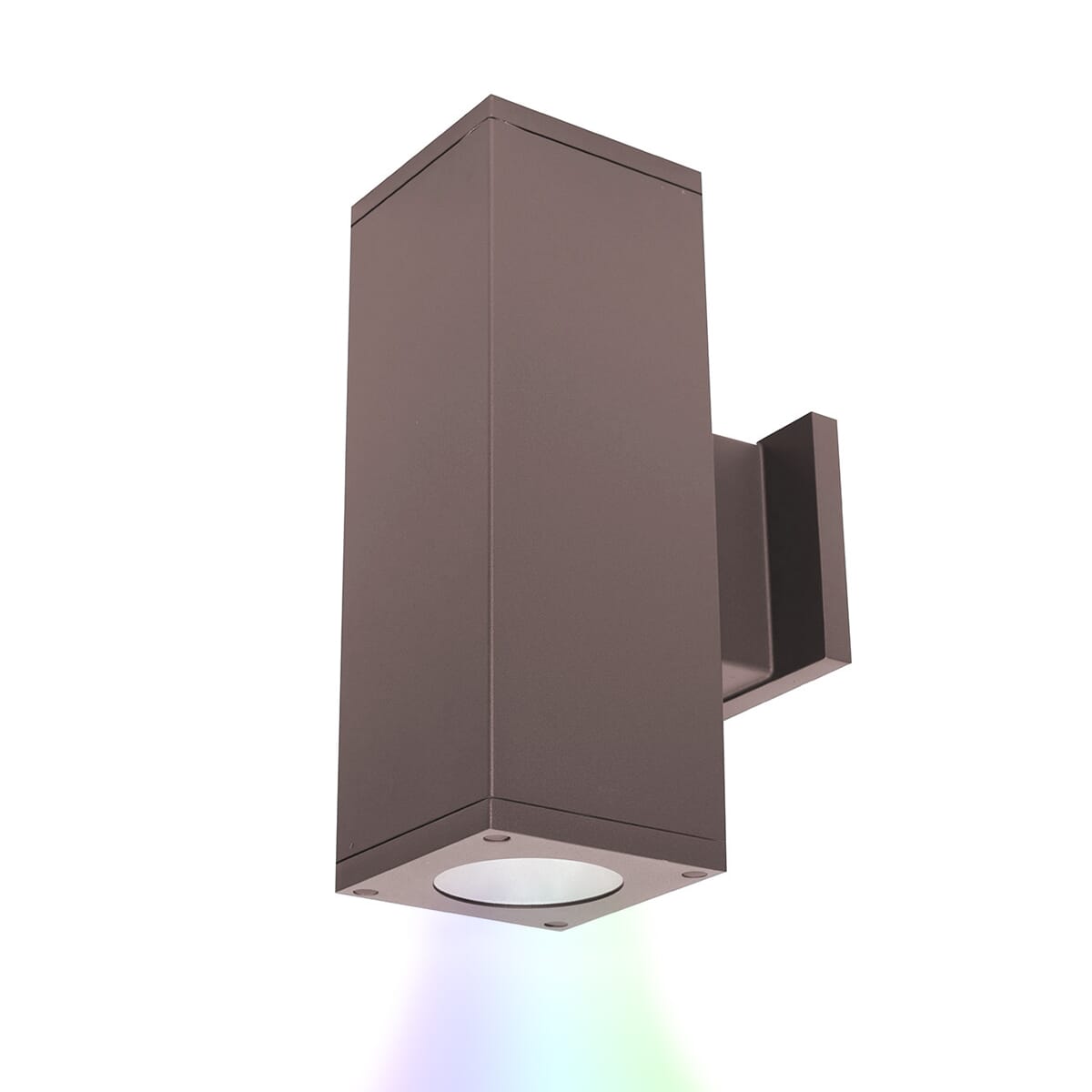 WAC Cube Arch Color Changing Wall Sconce in Bronze