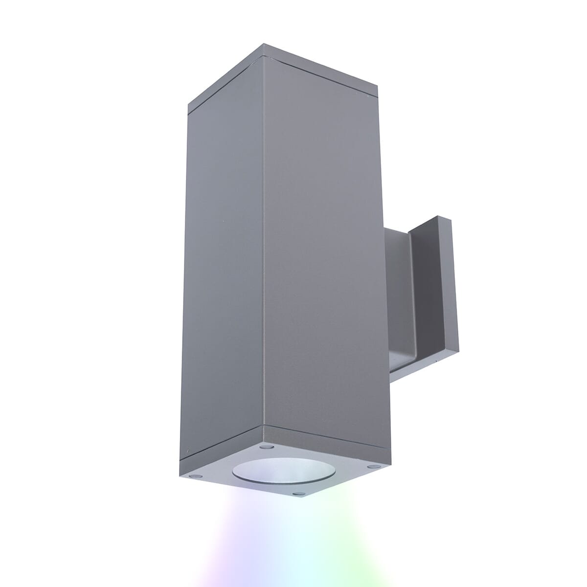 WAC Cube Arch Color Changing Wall Sconce in Graphite