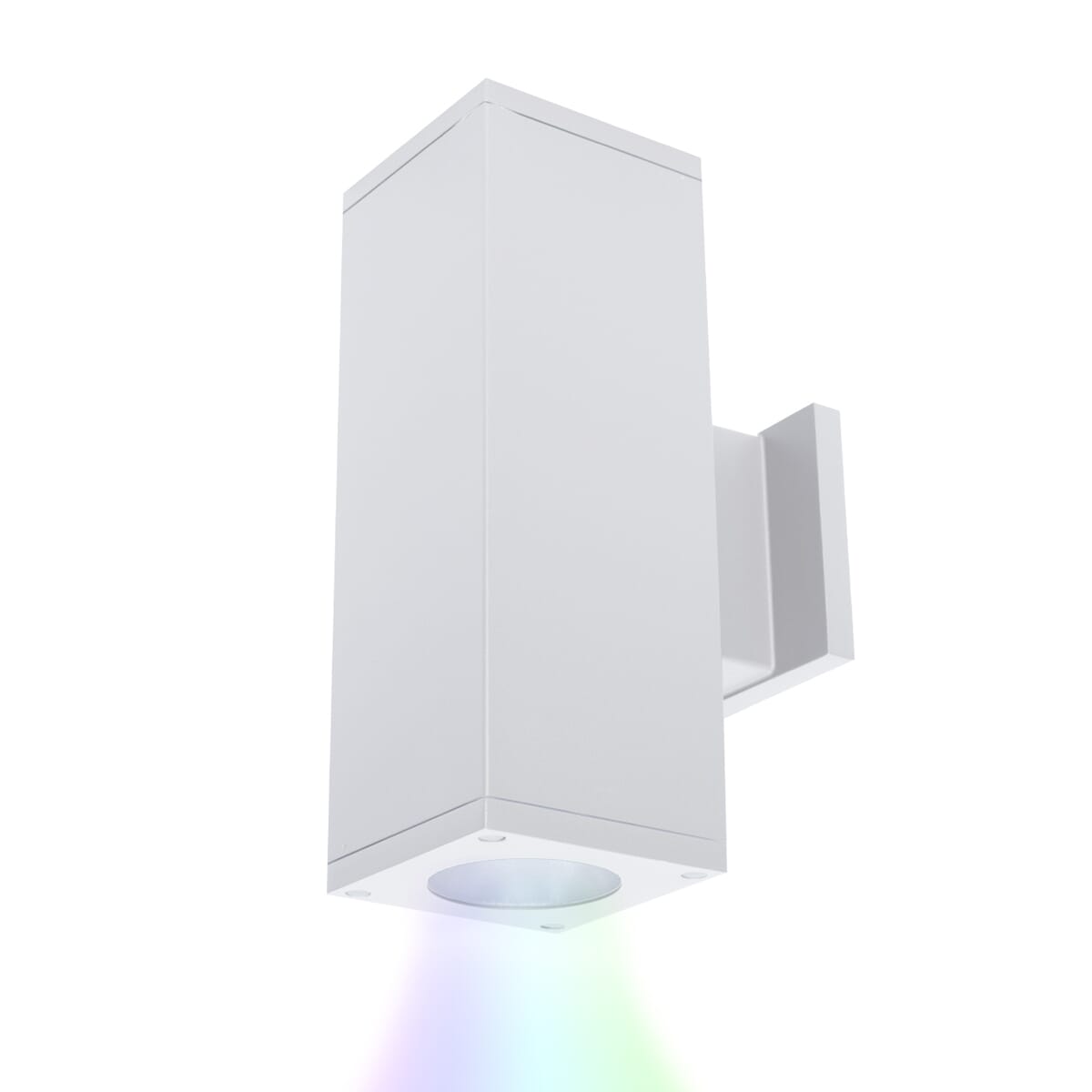 WAC Cube Arch Color Changing Wall Sconce in White