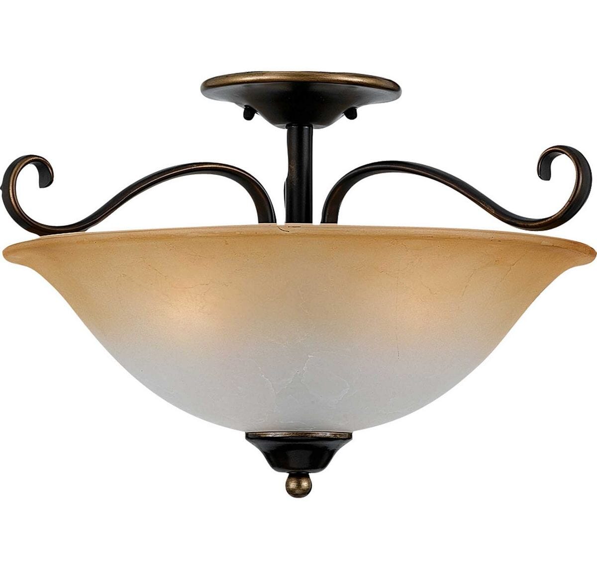 Quoizel Duchess 3-Light 17" Ceiling Light in Palladian Bronze