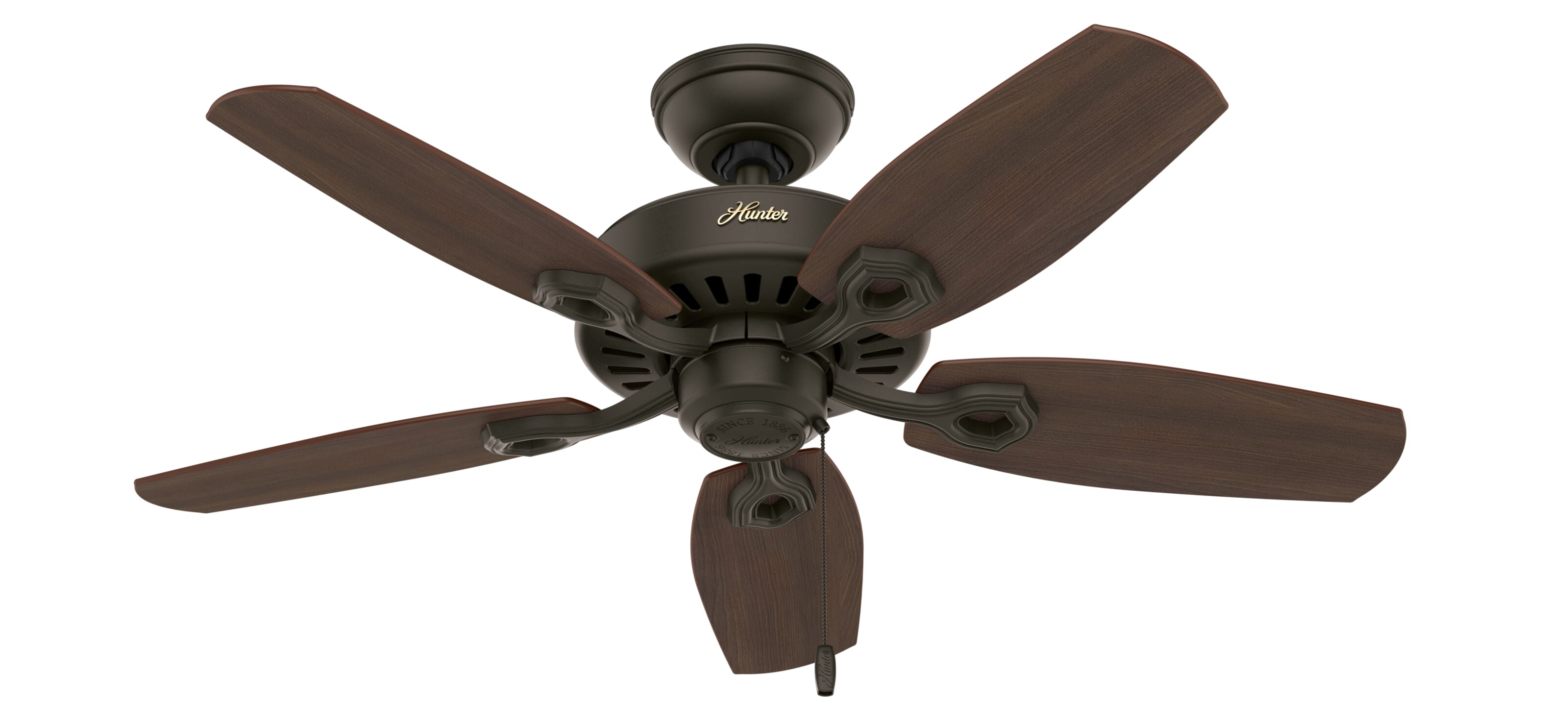 Hunter Builder 3-Light 42" Indoor Ceiling Fan in New Bronze