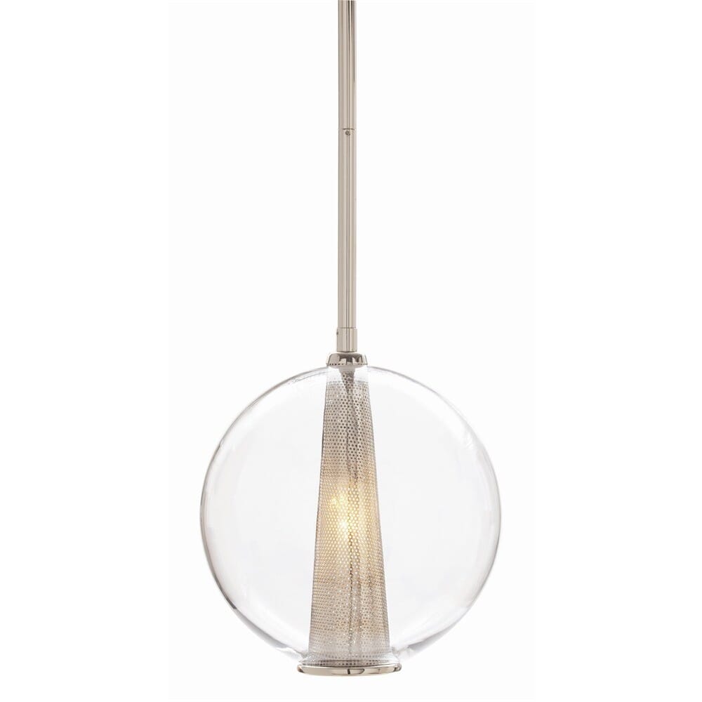 Arteriors Laura Kirar 10" Adjustable Pendant in Polished Nickel