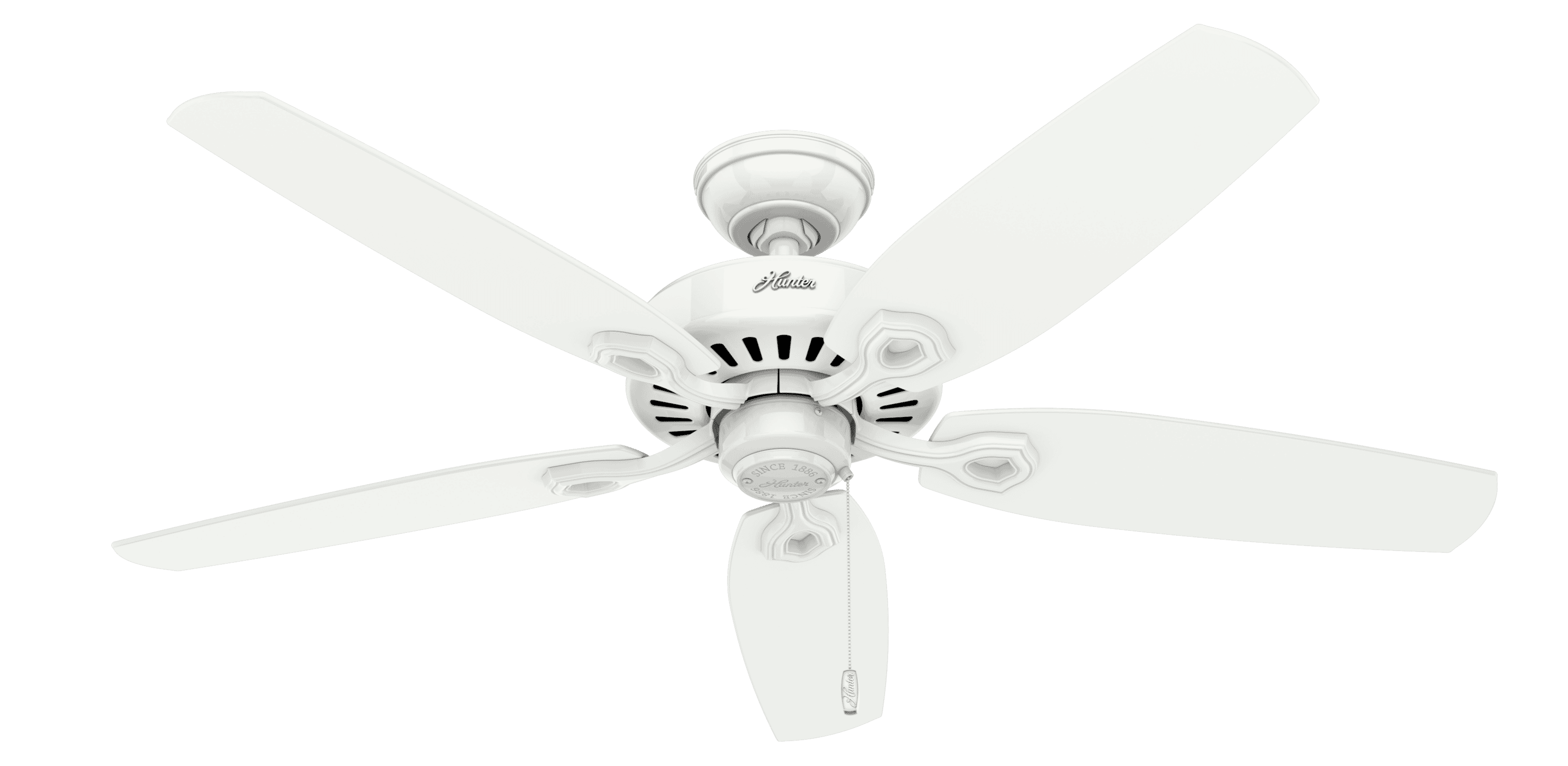 Hunter Builder Elite 52" Indoor Ceiling Fan in Snow White