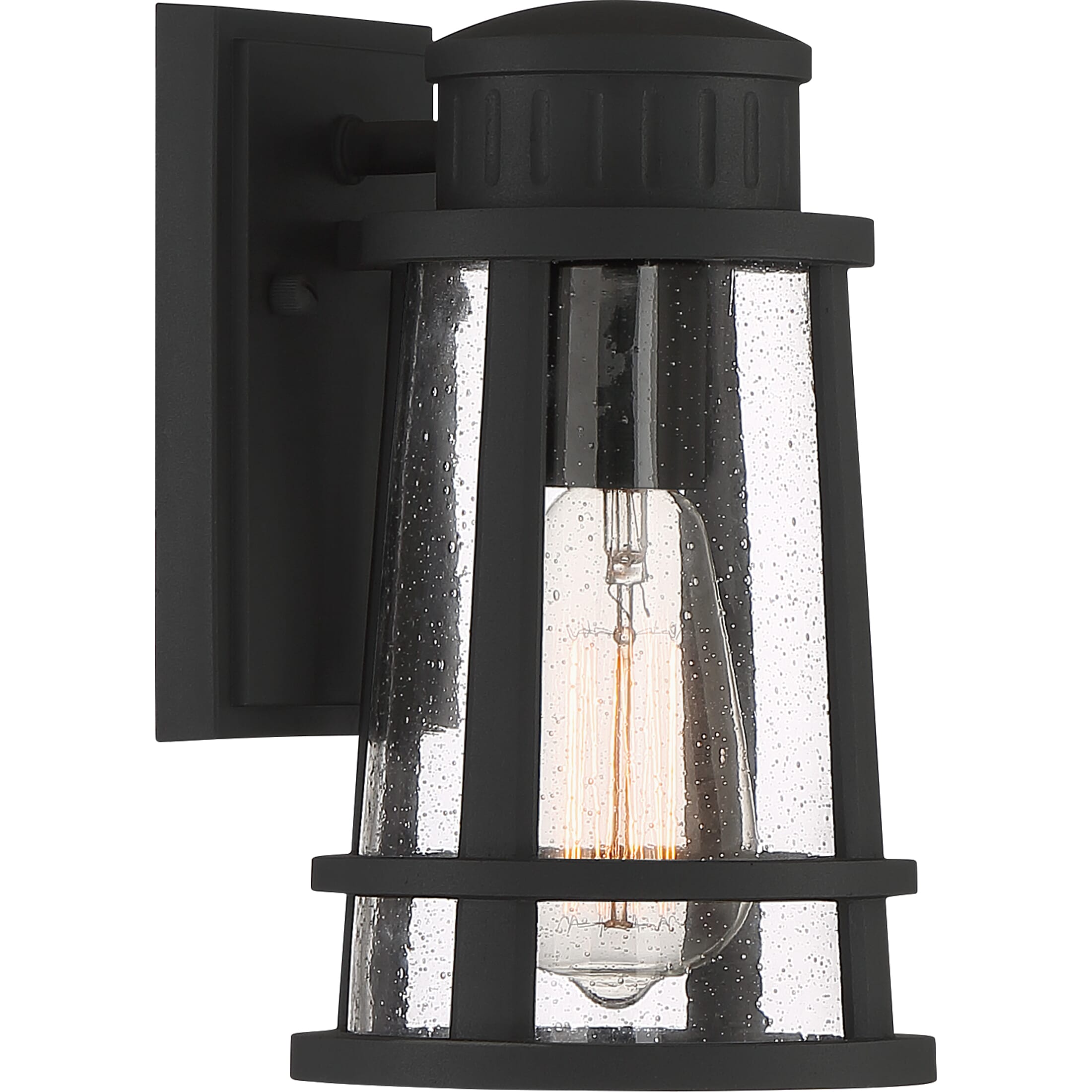 Quoizel Dunham 6" Outdoor Hanging Light in Earth Black