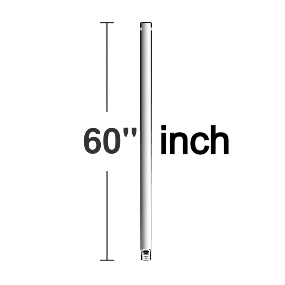 Monte Carlo 60" Downrod in Polished Nickel