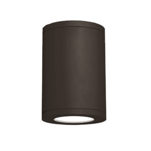 WAC Lighting Tube 7" Wet Rated LED Flush Mount 3000K Spot Beam in Bronze