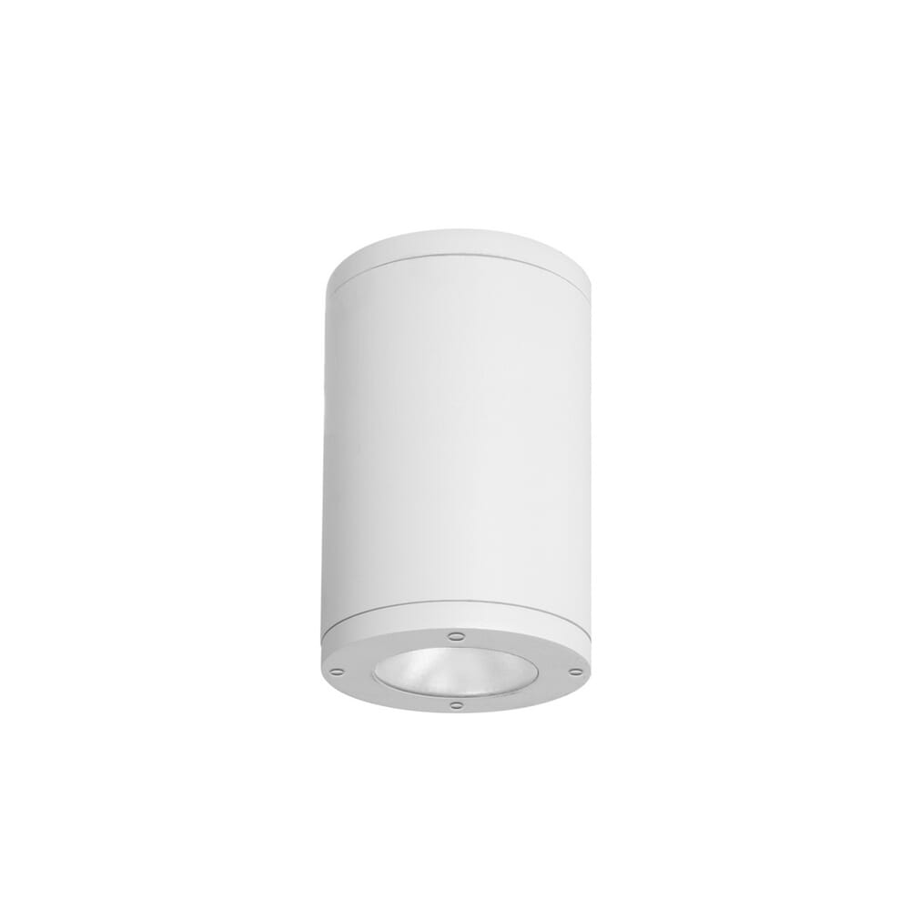 WAC Lighting Tube Architectural 1-Light 5" LED Flush Mount in White