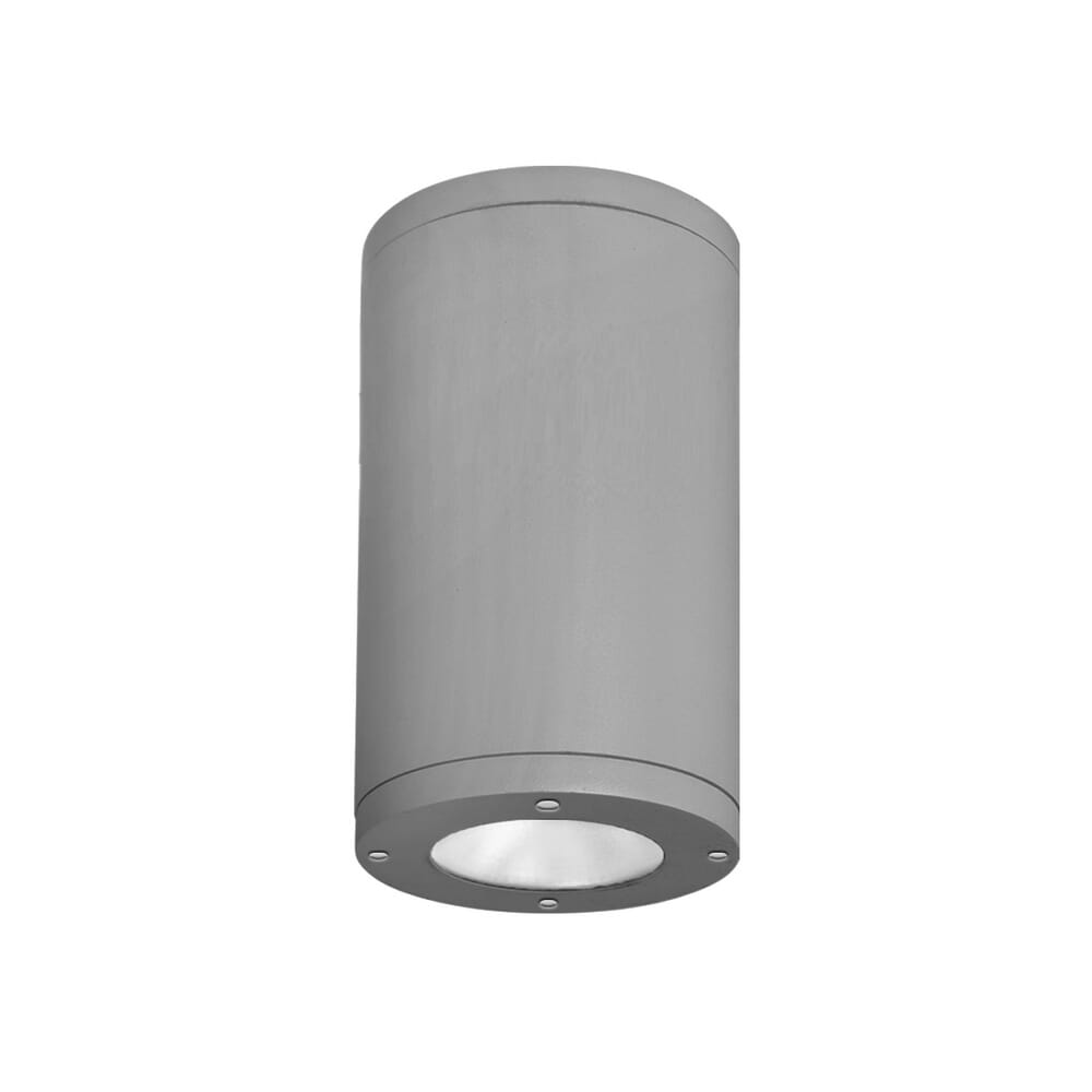 WAC Lighting Tube Architectural 1-Light 6" LED Flush Mount in Graphite