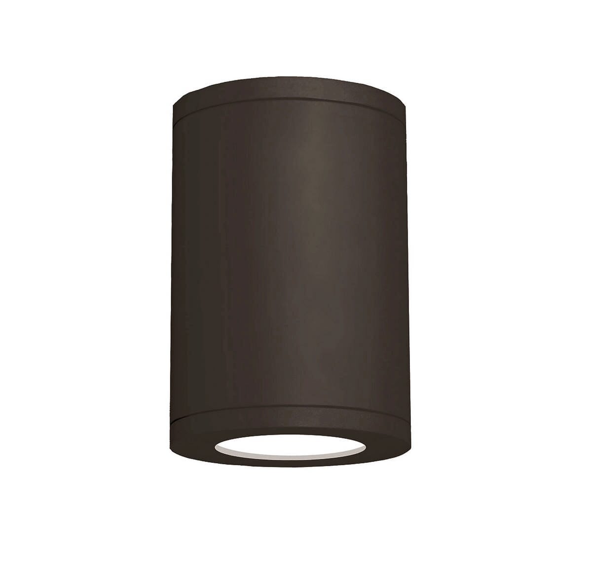 WAC Lighting Tube 9.5" Wet Rated LED Flush Mount 3000K Spot Beam in Bronze