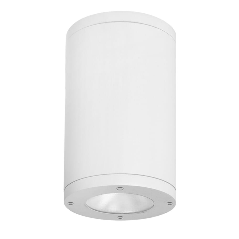 WAC Lighting Tube Architectural 1-Light 8" LED Flush Mount in White