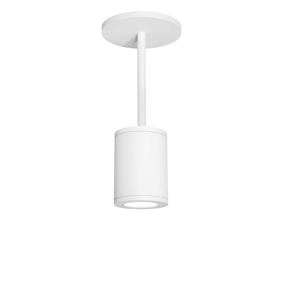 WAC Lighting Tube Architectural 1-Light 5" LED Pendant in White