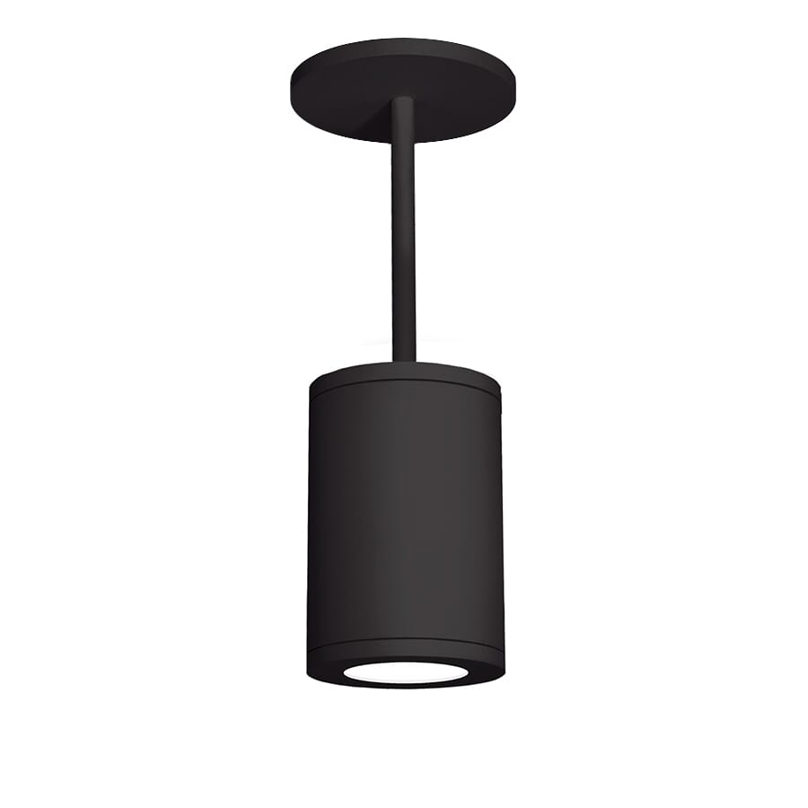 WAC Lighting Tube Architectural 1-Light 6" LED Pendant in Black