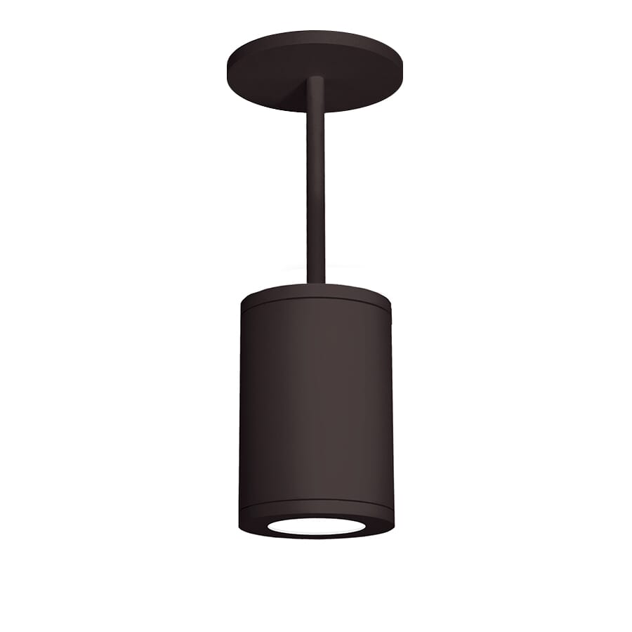 WAC Lighting Tube Architectural 1-Light 6" LED Pendant in Bronze