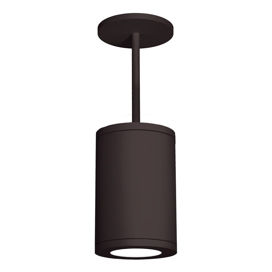 WAC Lighting Tube Architectural 1-Light 8" LED Pendant in Bronze