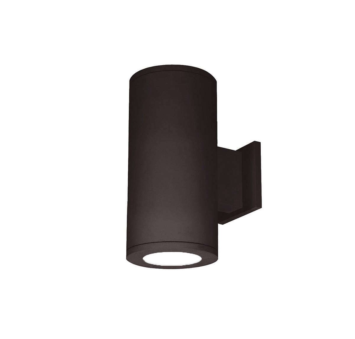 WAC Lighting Tube 5" LED 2 Sided Wall Light Away From Wall Beam 3K in Bronze