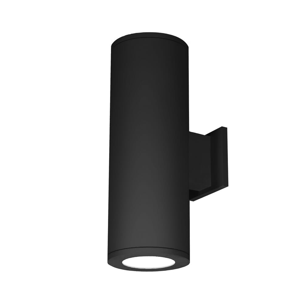 WAC Lighting Tube Architectural 2-Light 6" LED Up and Down Wall Light in Black