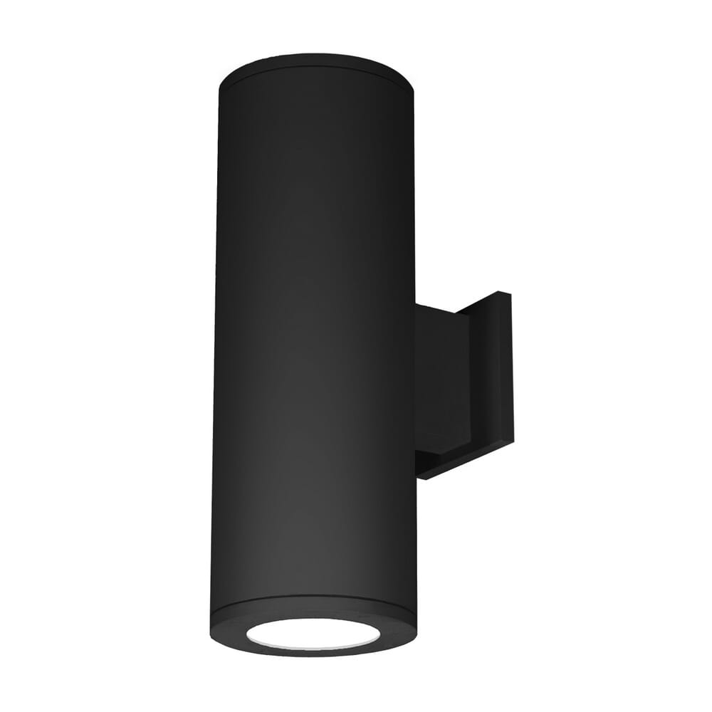 WAC Lighting Tube Architectural 2-Light 8" LED Up and Down Wall Light in Black