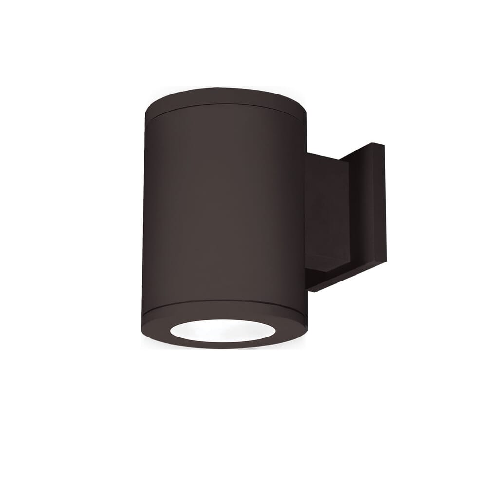 WAC Lighting Tube Architectural 1-Light 5" LED Wall Light in Bronze