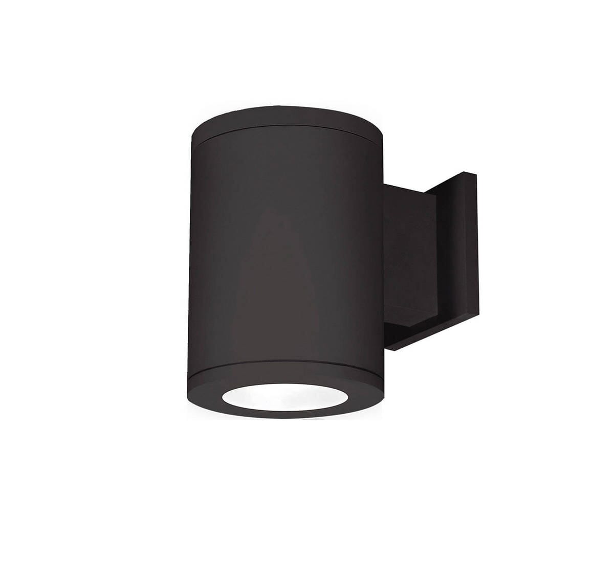 WAC Lighting Tube 5" LED Wall Light Away from Wall Beam 2700K in Black