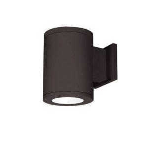 WAC Lighting Tube 5" LED Wall Light Towards Wall Beam 3K in Bronze