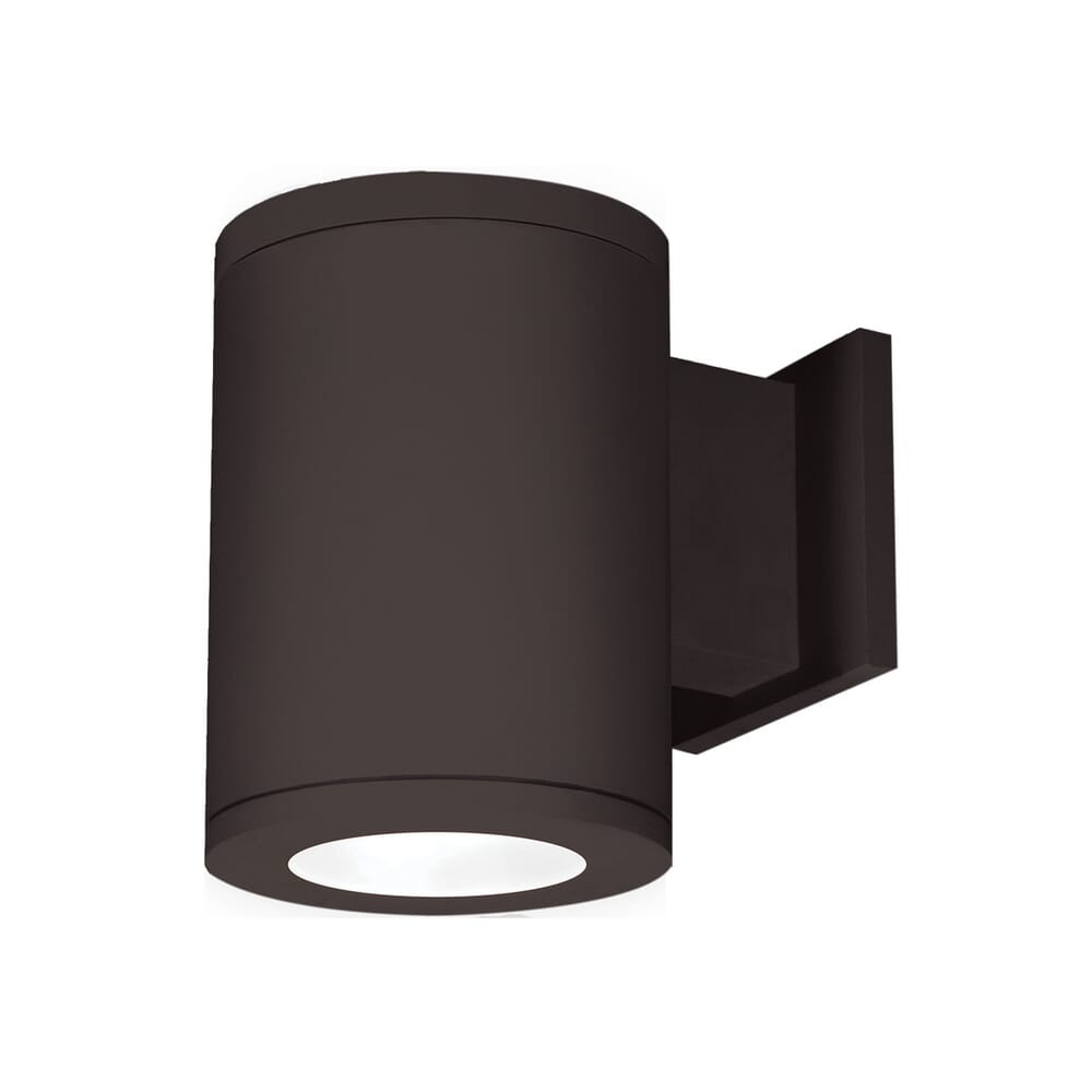 WAC Lighting Tube Architectural 1-Light 6" LED Wall Light in Bronze