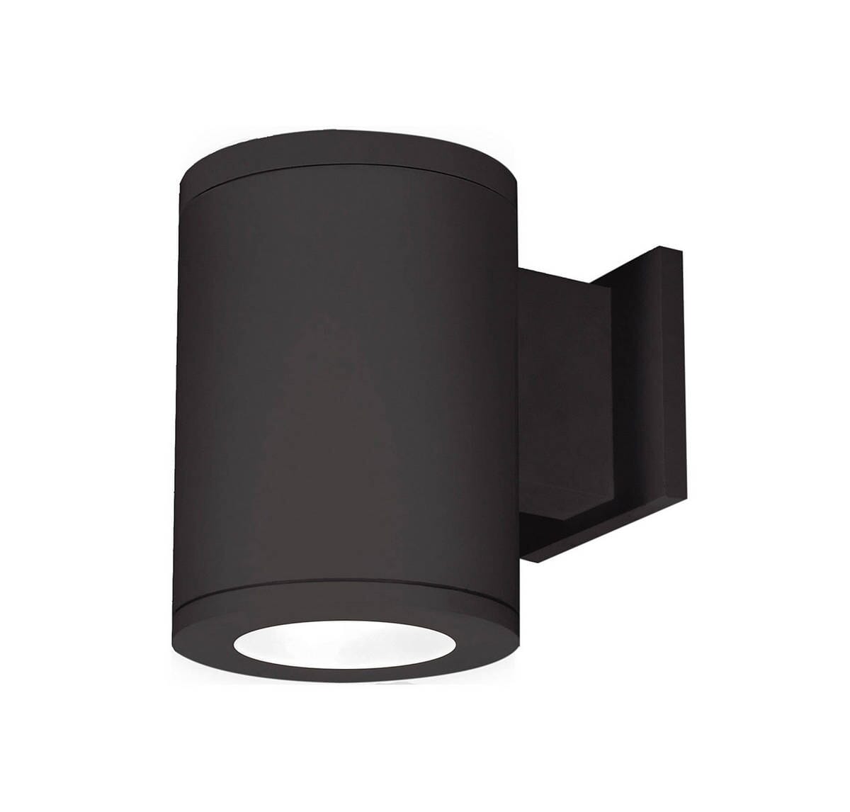 WAC Lighting Tube 6" LED Wall Light Away from Wall Beam 2700K in Black