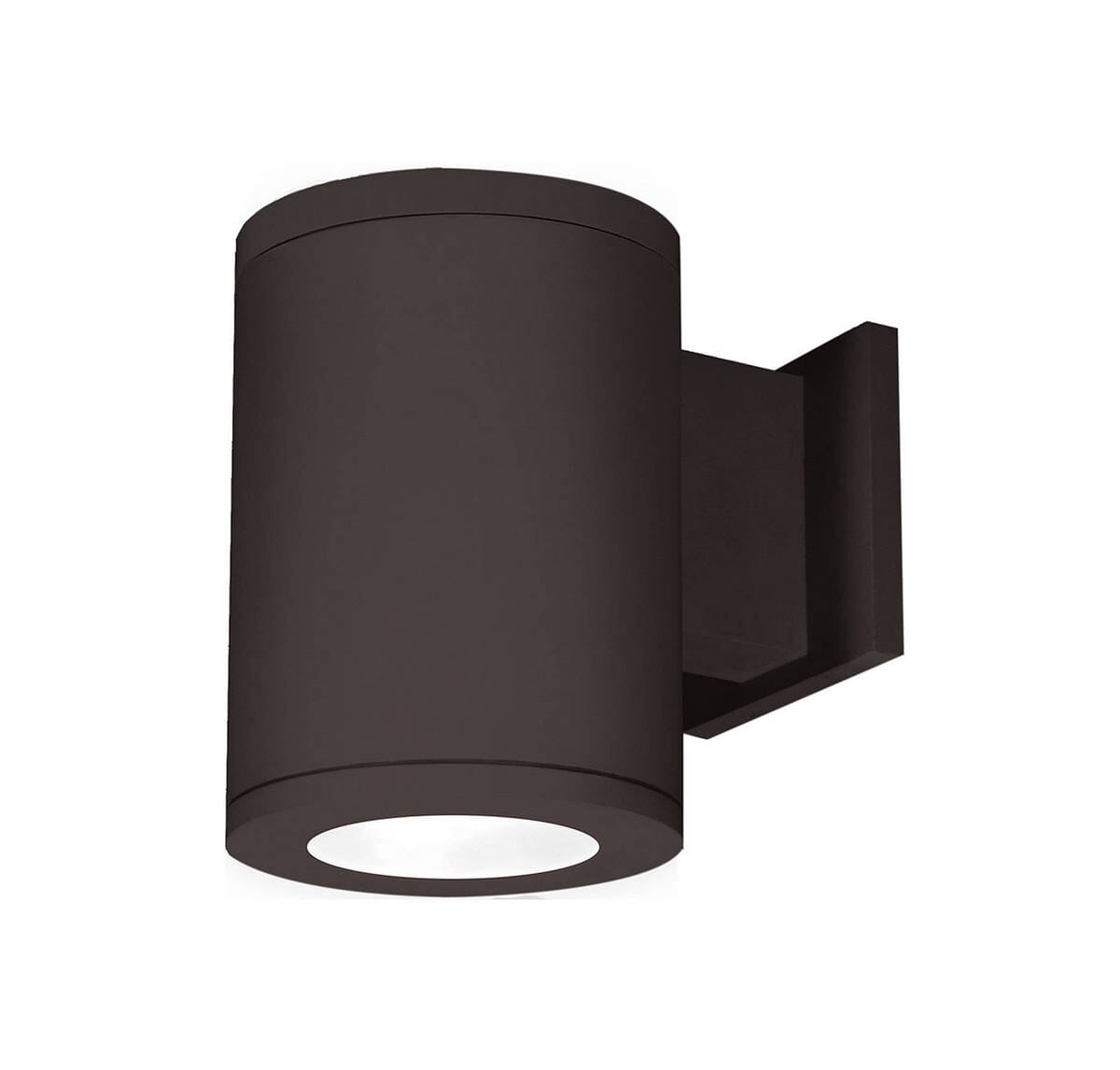 WAC Lighting Tube 6" LED Wall Light Away from Wall Beam 2700K in Bronze