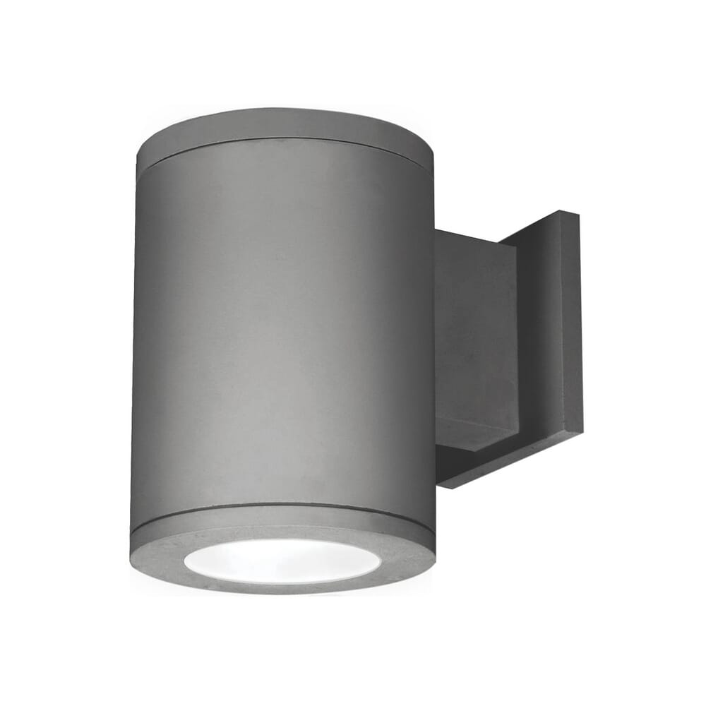 WAC Lighting Tube Architectural 1-Light 6" LED Wall Light in Graphite