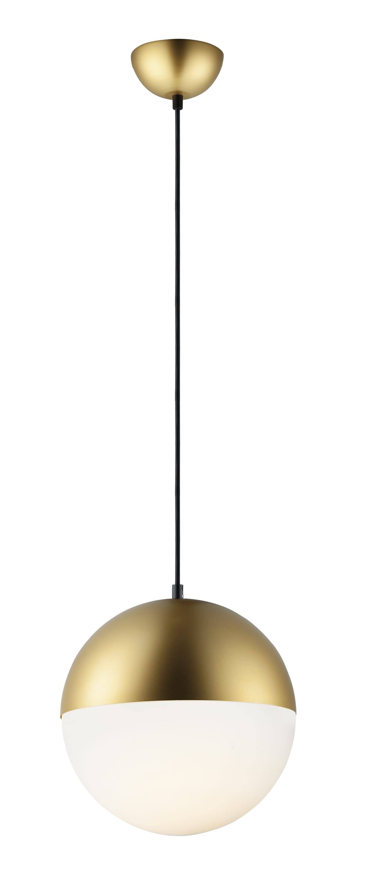 ET2 Lighting Half Moon 11.75" LED Pendant in Metallic Gold