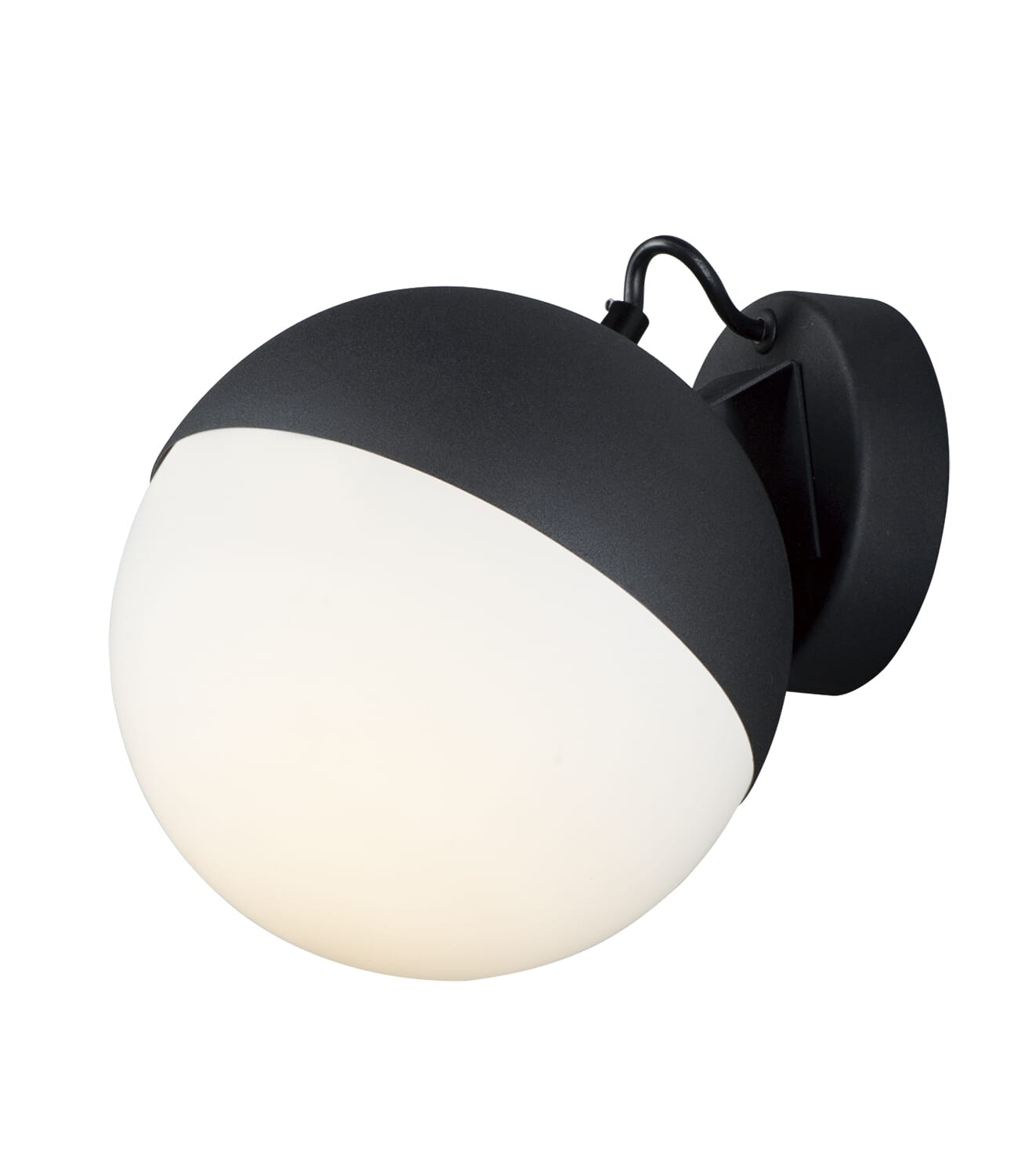 ET2 Lighting Half Moon 7.75" Wall Sconce in Black