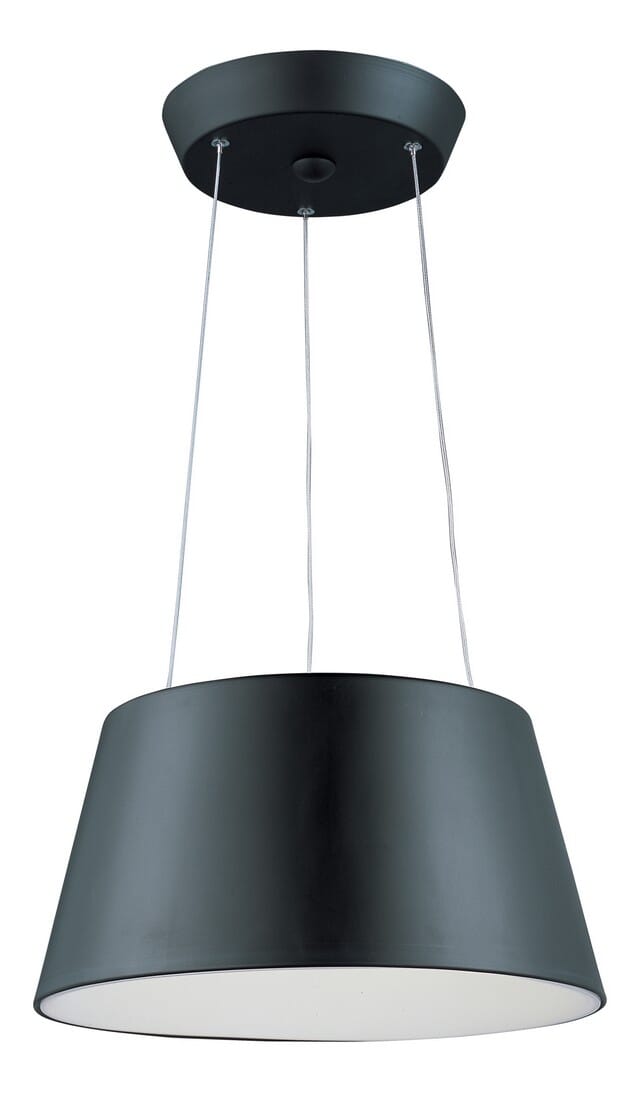 ET2 Quantum LED 17.5" 2-Light Pendant in Black