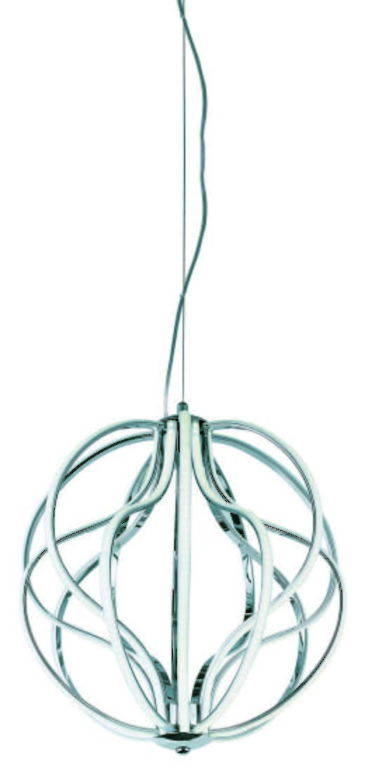 ET2 Aura 17" 14-Light Pendant in Polished Chrome