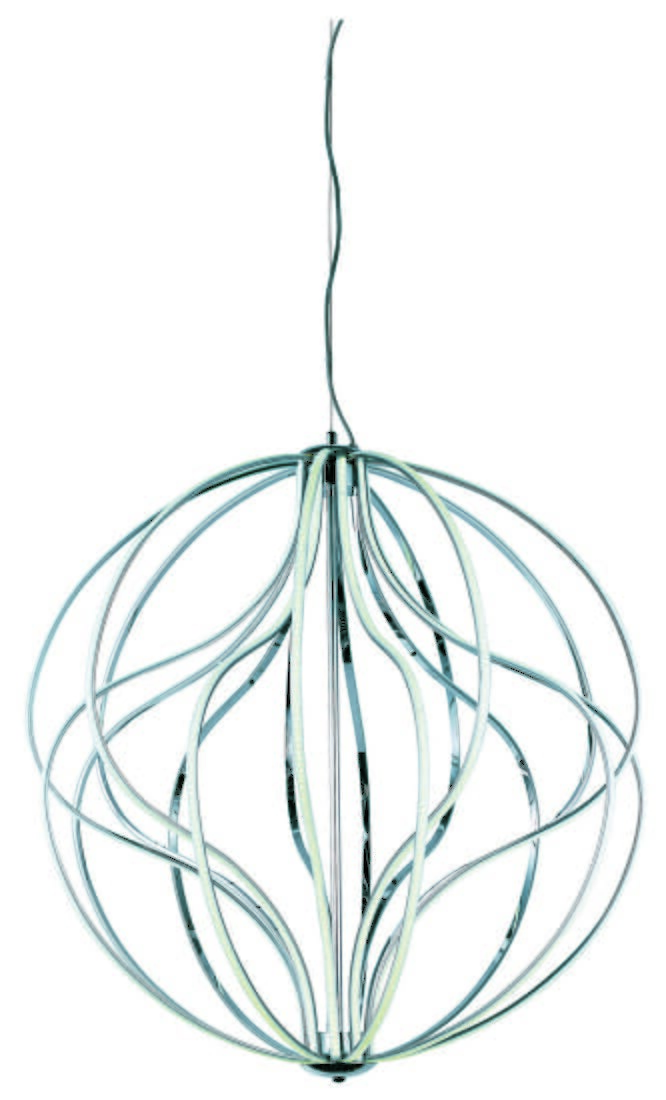 ET2 Aura 32" 18-Light Pendant in Polished Chrome