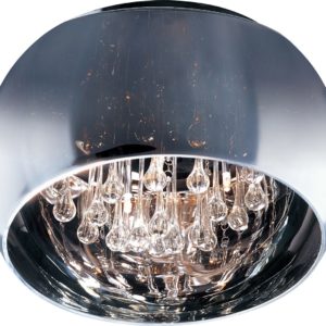 ET2 Sense 5-Light Flush Mount, Polished Chrome