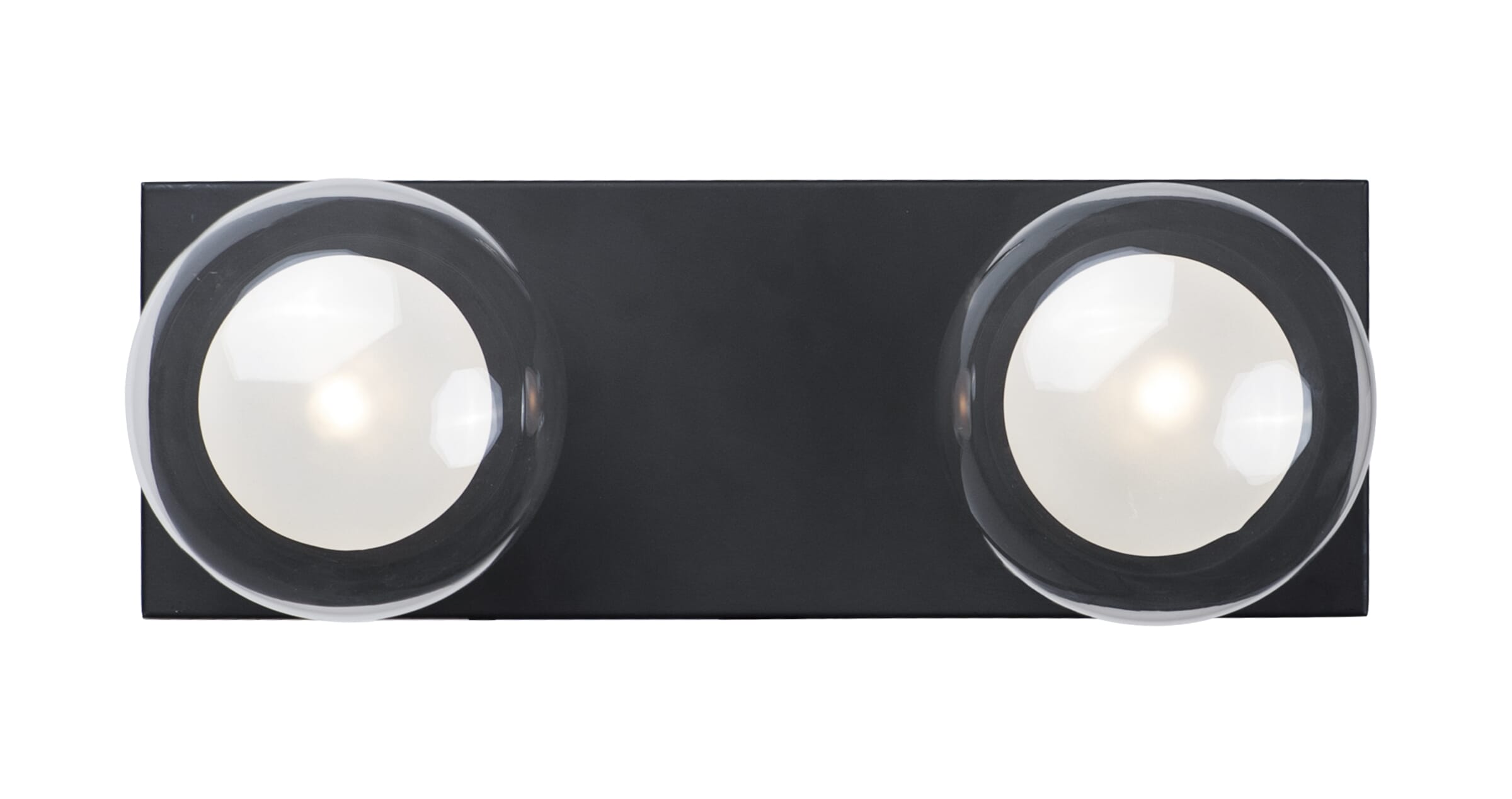 ET2 Lighting Pod 13.5" LED 2-Light Bathroom Vanity Light in Black