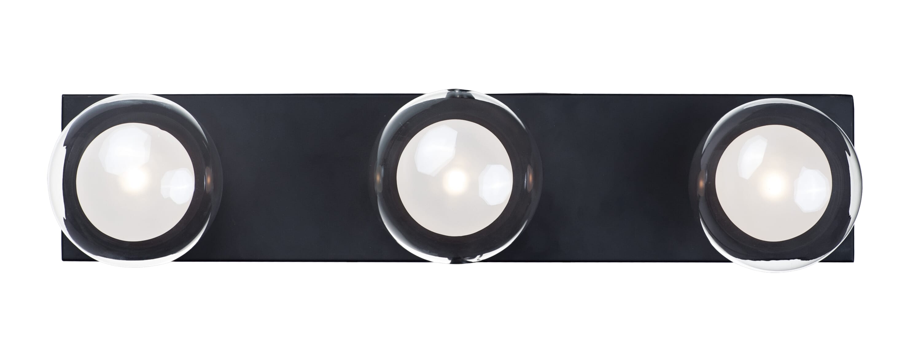 ET2 Lighting Pod 22" LED 3-Light Bathroom Vanity Light in Black