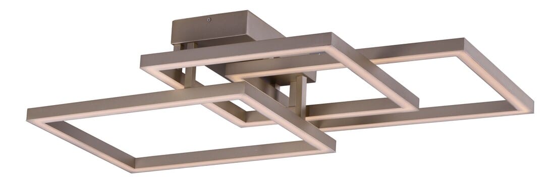 ET2 Traverse LED 35.5" 12-Light Flush Mount in Champagne