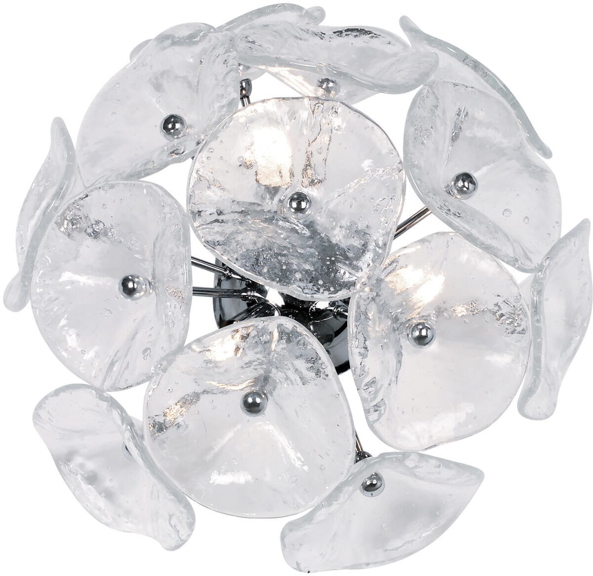 ET2 Fiori 3-Light Wall Light, Polished Chrome