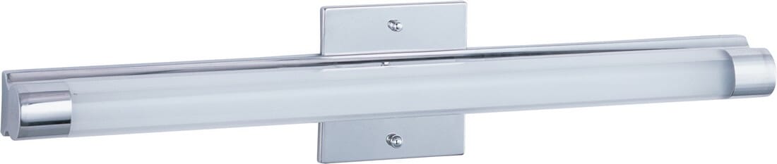 ET2 Wand LED 24" Clear/White Glass Bathroom Vanity Light in Polished Chrome