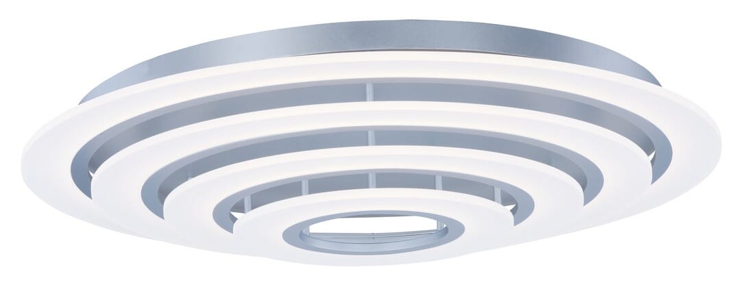 ET2 Saturn II LED 39.5" 4-Light Flush Sconce in Matte Silver