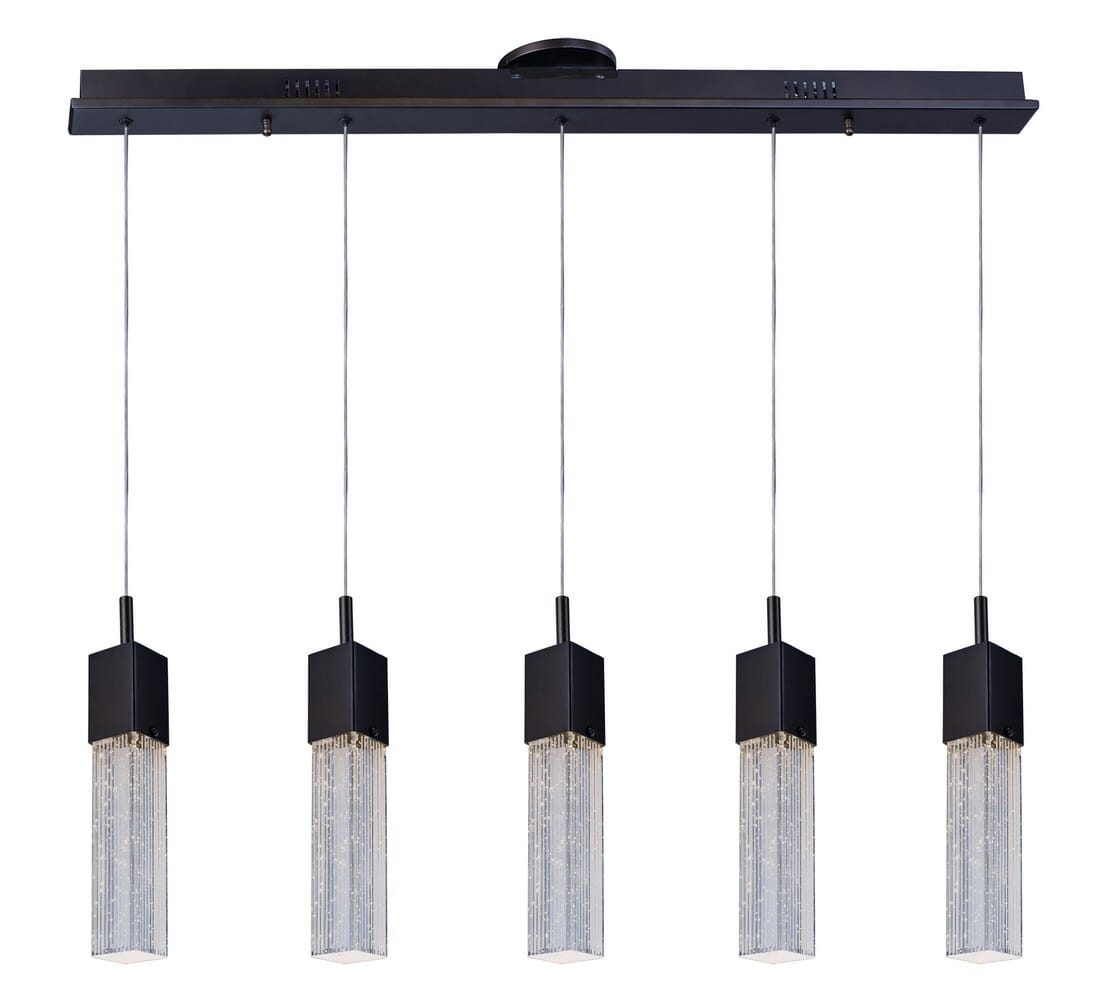 ET2 Fizz III 39" 5-Light Linear Pendant in Bronze