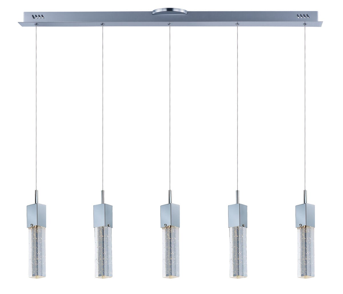 ET2 Fizz III 5-Light Island Pendant, Polished Chrome